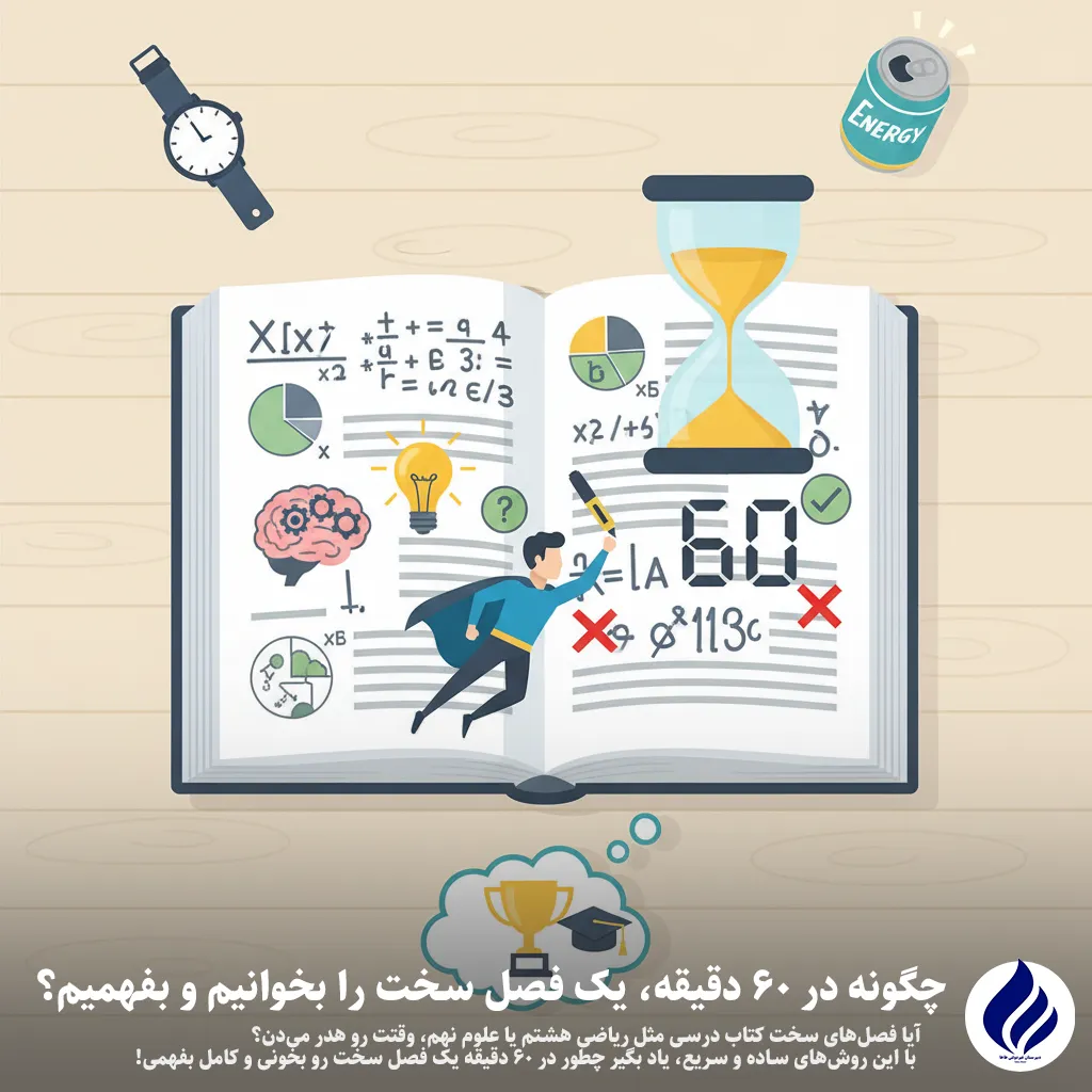 خواندن فصل سخت در 60 دقیقه