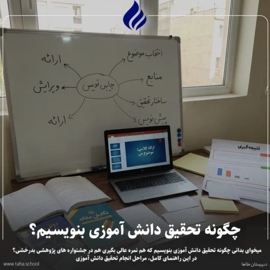 چگونه تحقیق دانش آموزی بنویسیم