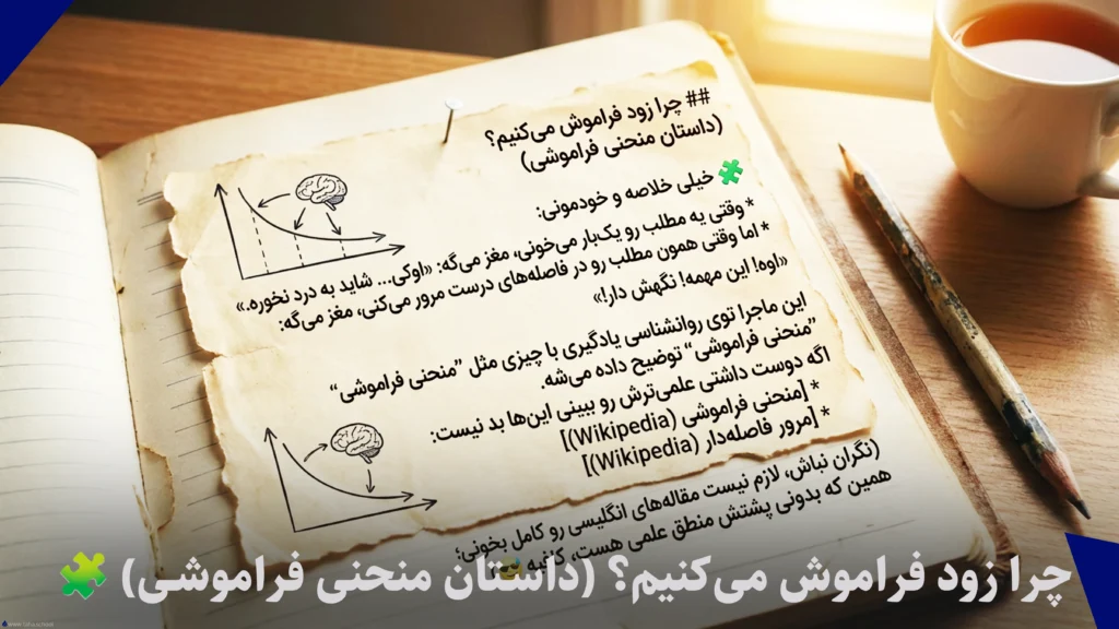منحنی فراموشی
