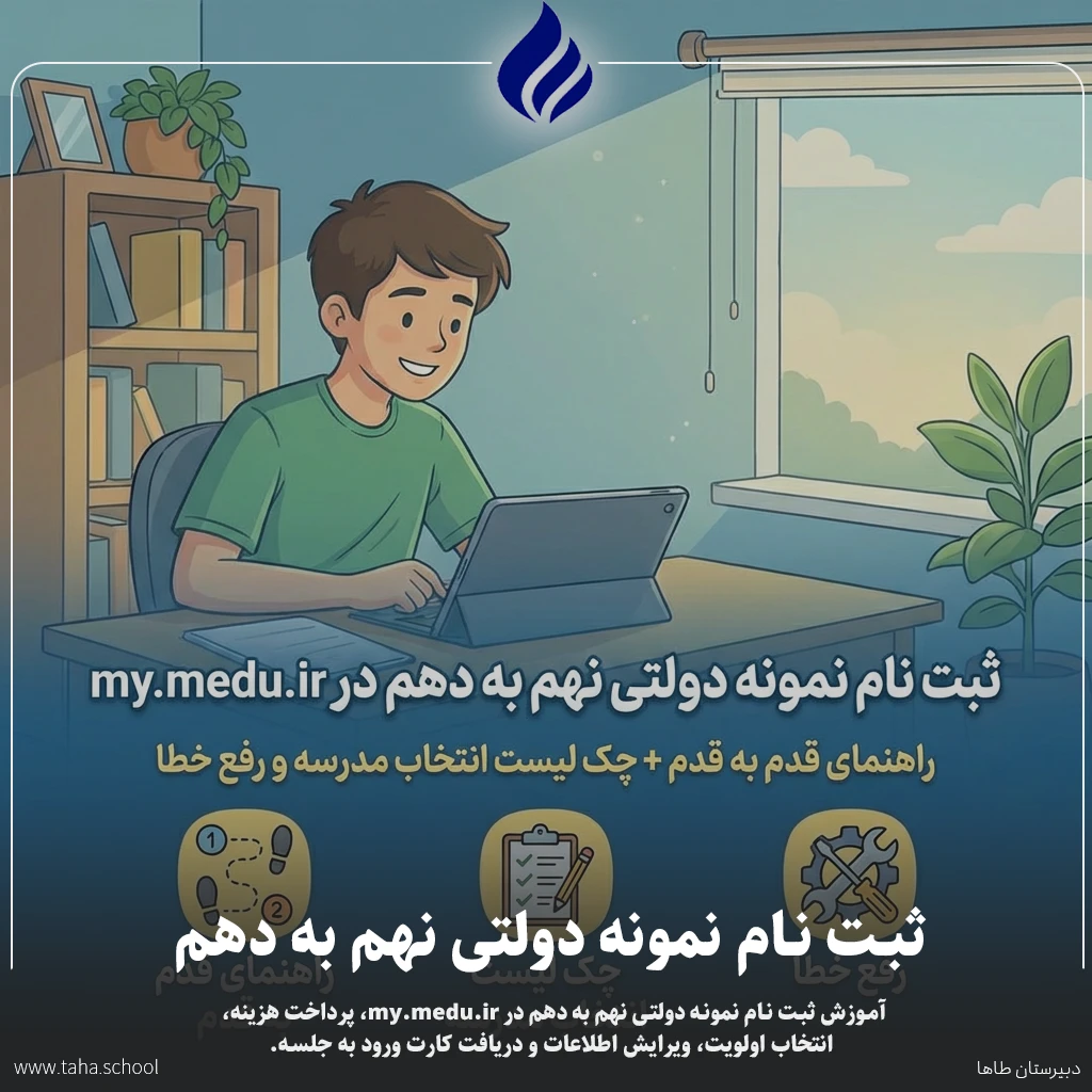 ثبت نام نمونه دولتی نهم به دهم